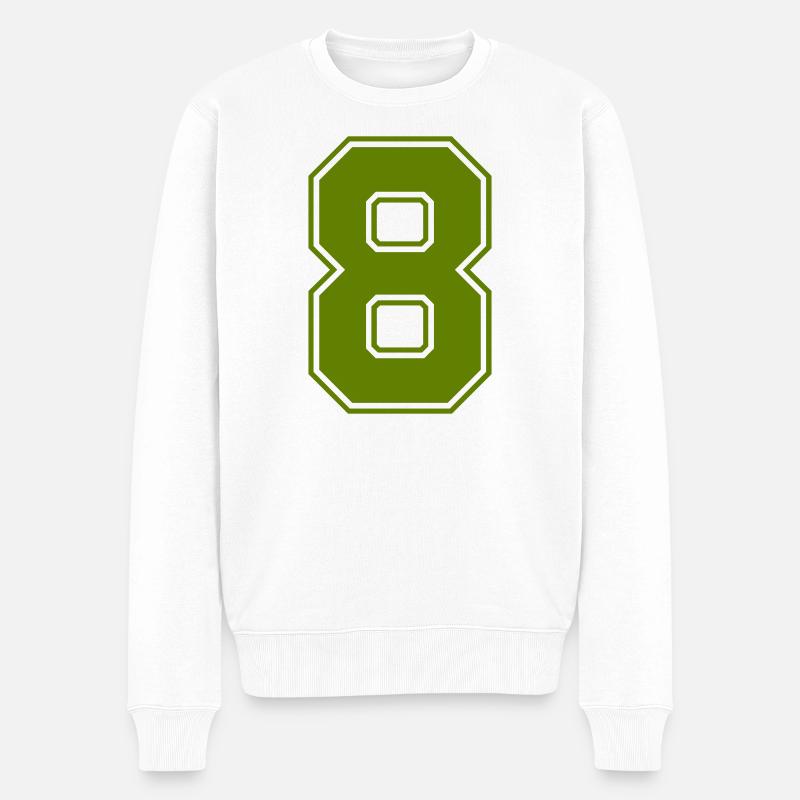 8 - Pull Premium bio Homme - blanc