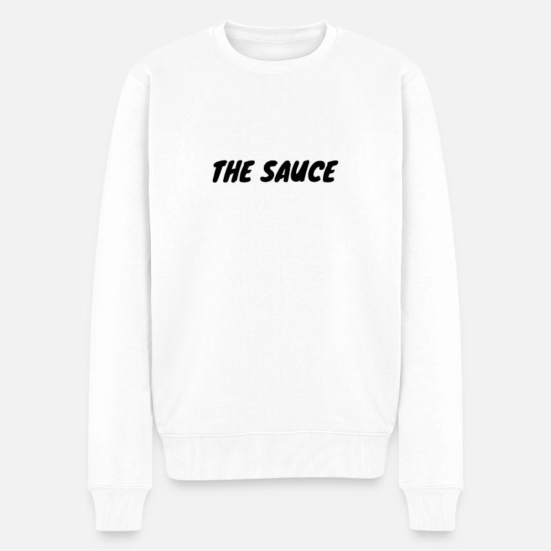 la sauce - Pull Premium bio Homme - blanc