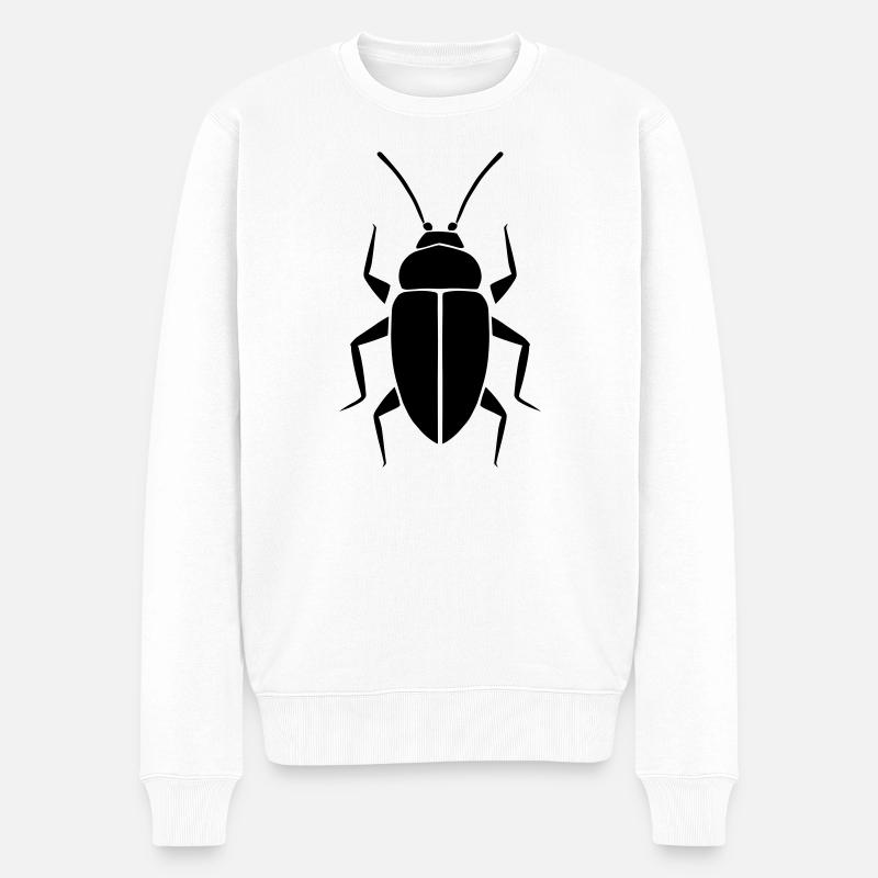 Schabe - Männer Premium Bio Pullover - Weiß