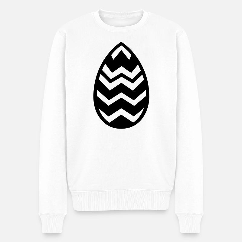 Oeufs de Pâques - Pull Premium bio Homme - blanc