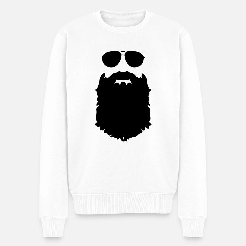 J’ai et ma barbe - Pull Premium bio Homme - blanc