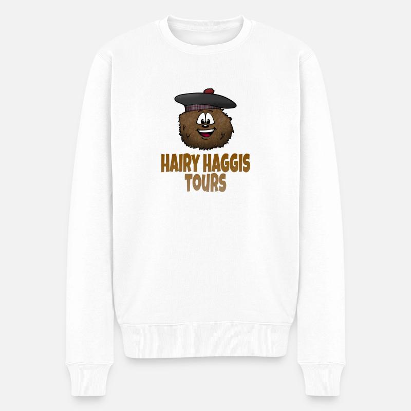 Hairy Haggis Tours T-Shirt - Pull Premium bio Homme - blanc