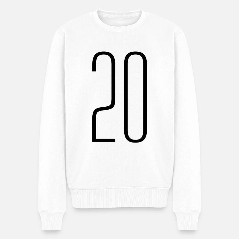 20 - Pull Premium bio Homme - blanc