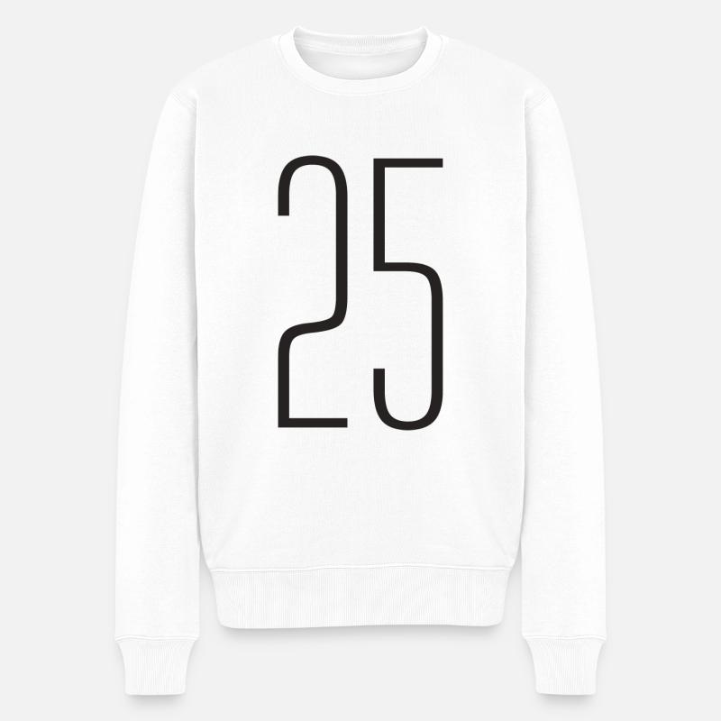 25 - Pull Premium bio Homme - blanc