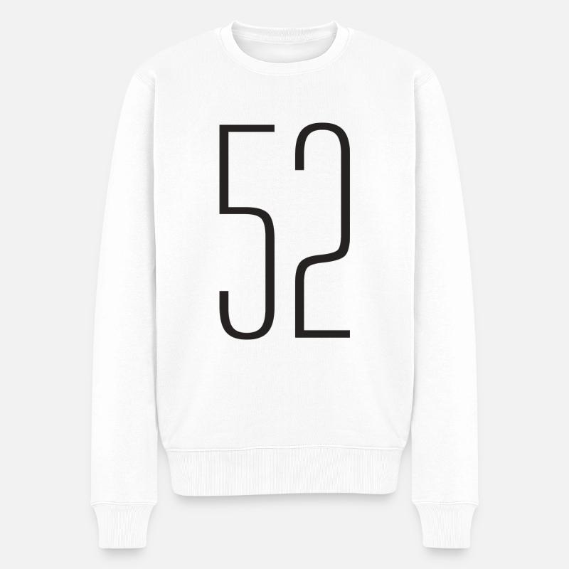 52 - Pull Premium bio Homme - blanc