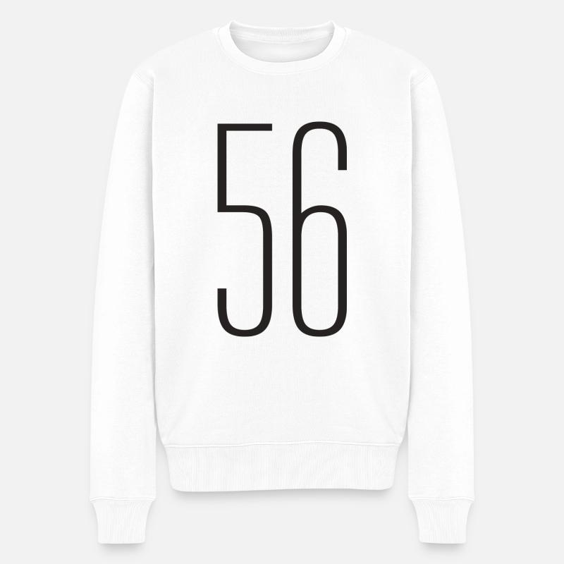 56 - Pull Premium bio Homme - blanc