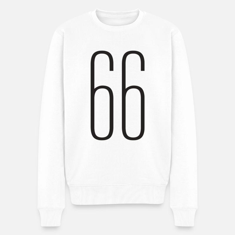 66 - Pull Premium bio Homme - blanc