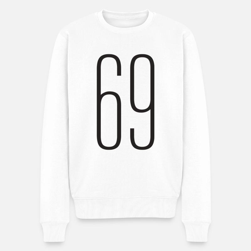 69 - Pull Premium bio Homme - blanc