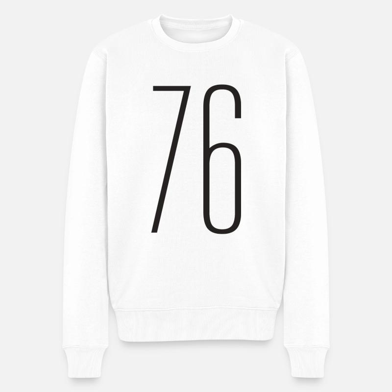 76 - Pull Premium bio Homme - blanc