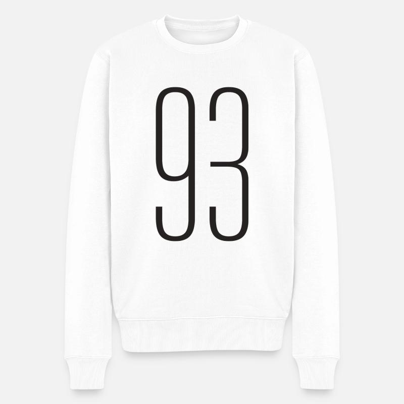 93 - Pull Premium bio Homme - blanc