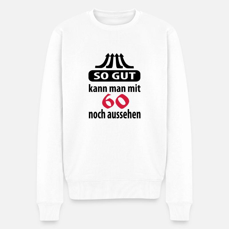 so_gut_60 - Pull Premium bio Homme - blanc