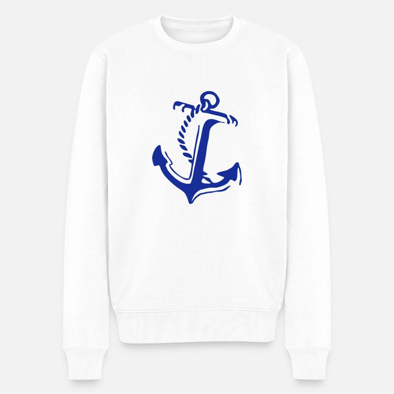 Anchor 3 - Pull Premium bio Homme - blanc