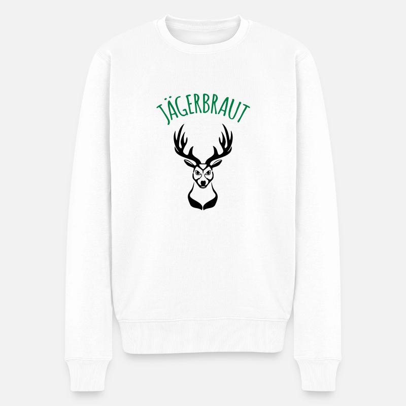 Hunter mariée 1c - Pull Premium bio Homme - blanc