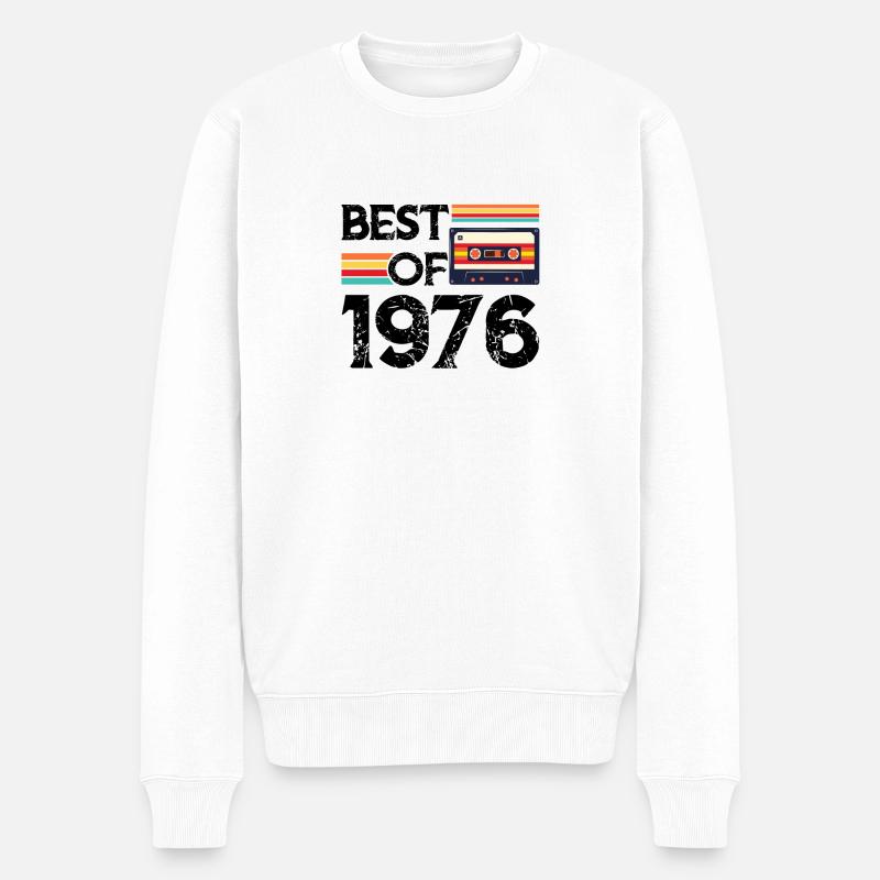 Meilleur de 1976 - Pull Premium bio Homme - blanc