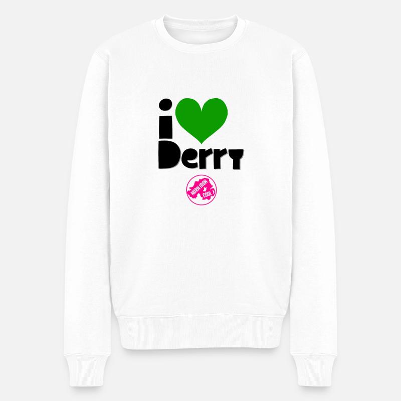 Derry - Pull Premium bio Homme - blanc