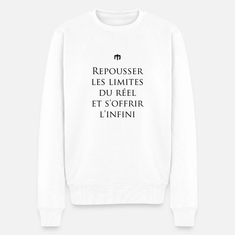 infini - Pull Premium bio Homme - blanc