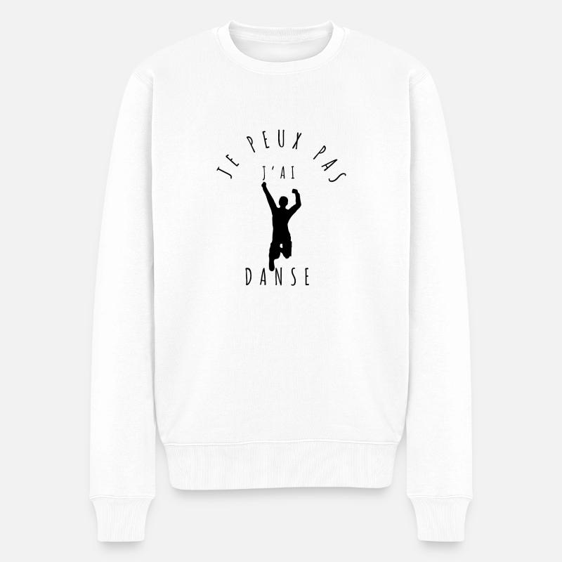 Je peux pas, j'ai danse - Pull Premium bio Homme - blanc