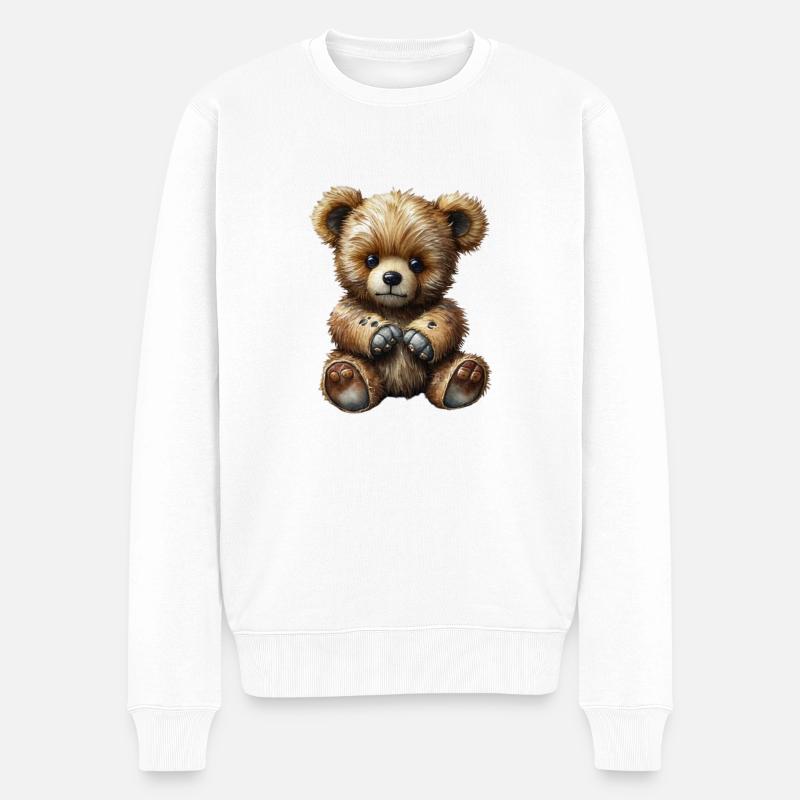 Nounours - Pull Premium bio Homme - blanc
