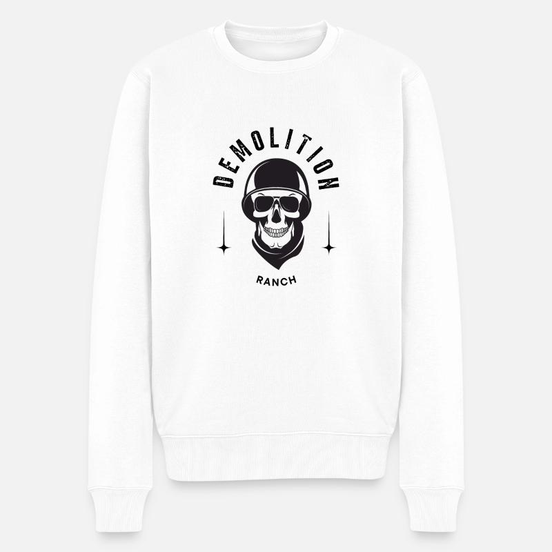Demolition Ranch - Pull Premium bio Homme - blanc