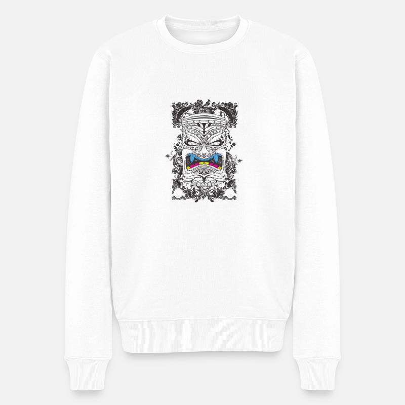 Dieu asiatique - Pull Premium bio Homme - blanc