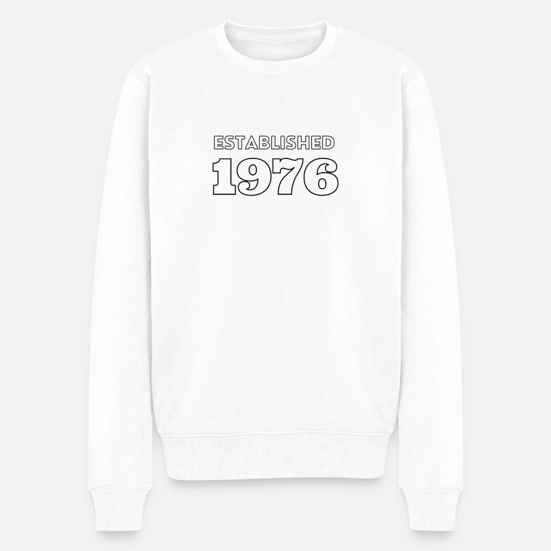 Fondée en 1976 - Pull Premium bio Homme - blanc