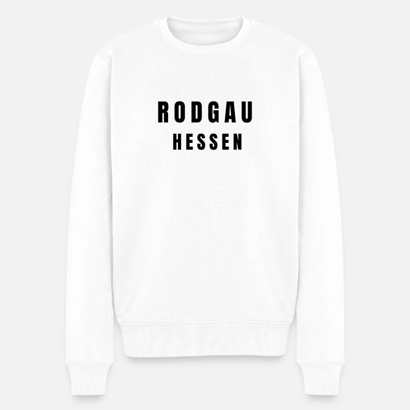 Rodgau, Hesse - Pull Premium bio Homme - blanc