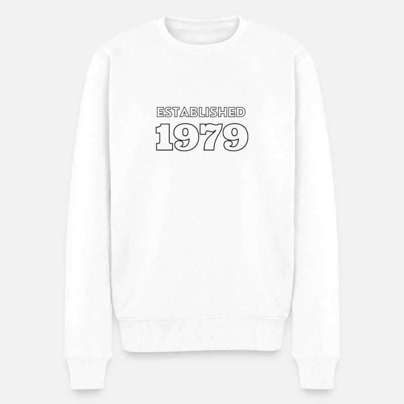 Fondée en 1979 - Pull Premium bio Homme - blanc