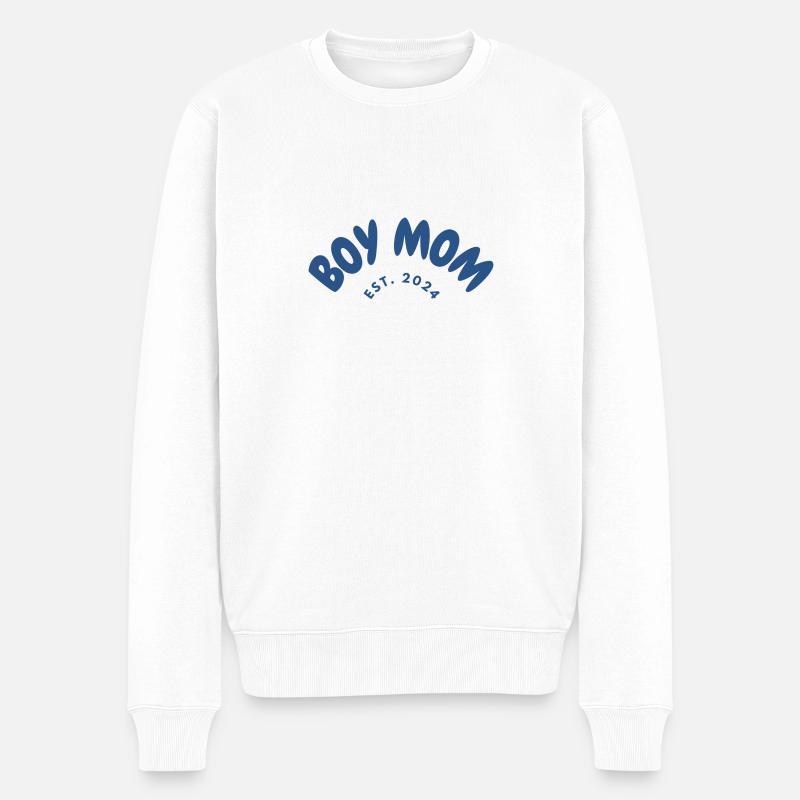 Garçon Maman est. 2024 - Pull Premium bio Homme - blanc