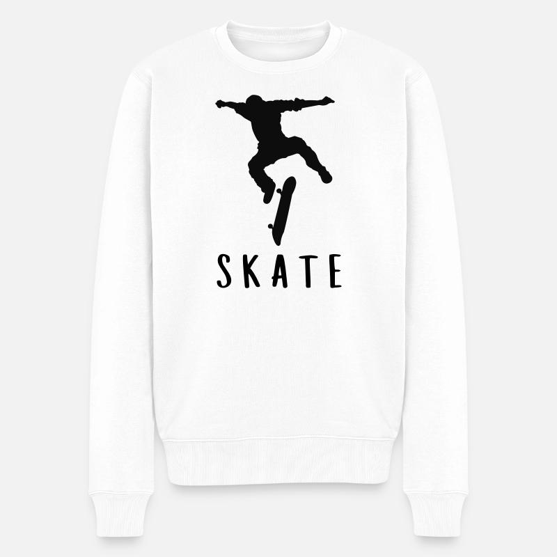 Patineur - Pull Premium bio Homme - blanc