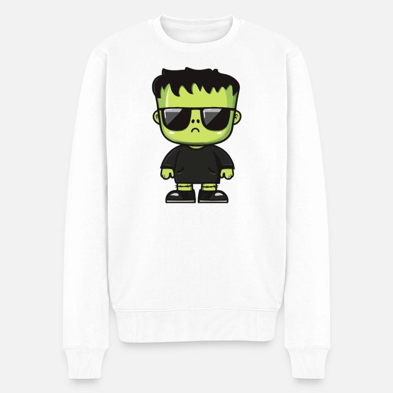 Zombie Halloween - Pull Premium bio Homme - blanc