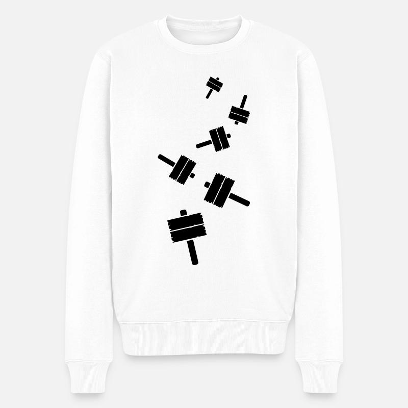 Icône de signalisation - Pull Premium bio Homme - blanc