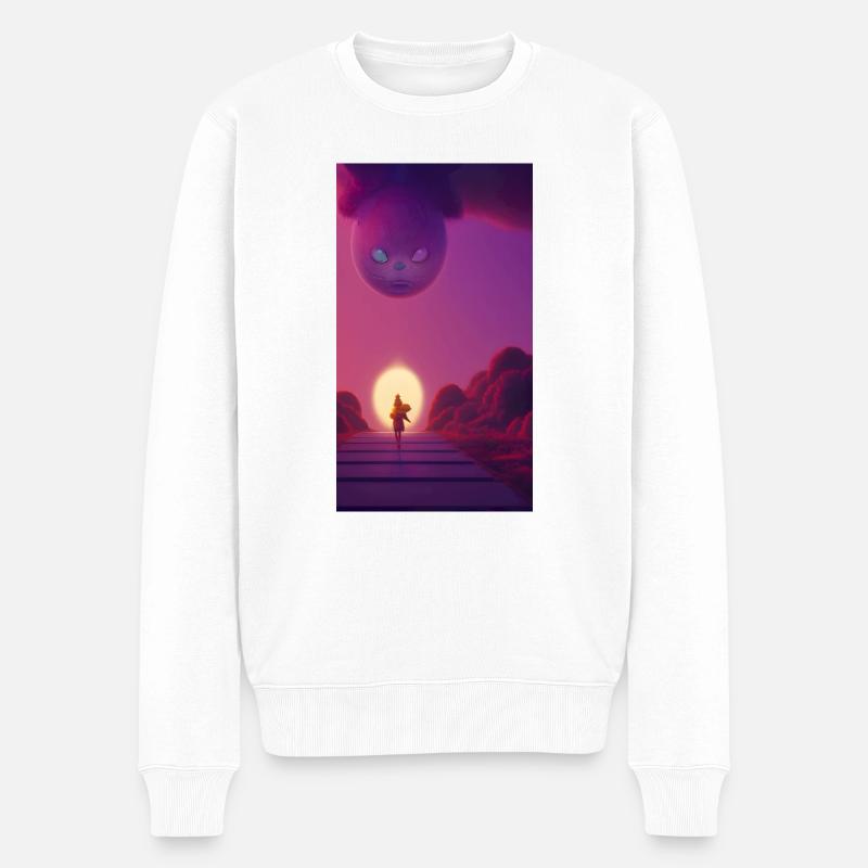 Anime Dreamz - Männer Premium Bio Pullover - Weiß
