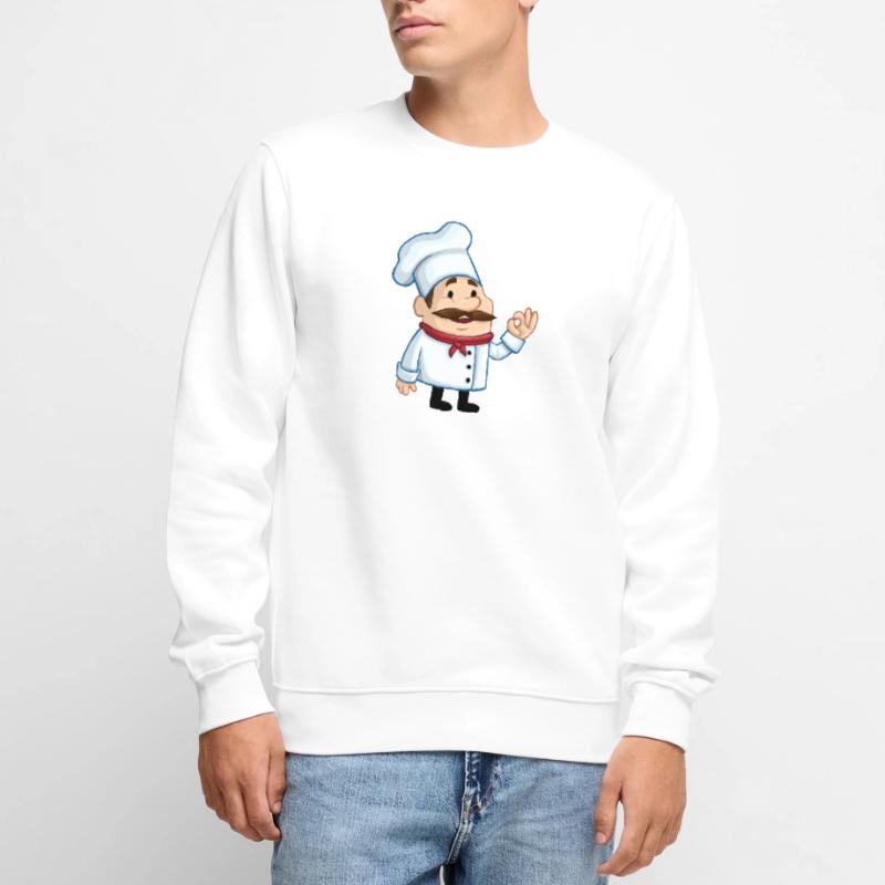 chef chef baker baecker kitchen kitchen kitchen1 Men's Premium Organic Jumper