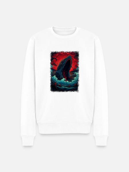 cadeau cadeau cadeau idée épaulard - Pull Premium bio Homme - blanc