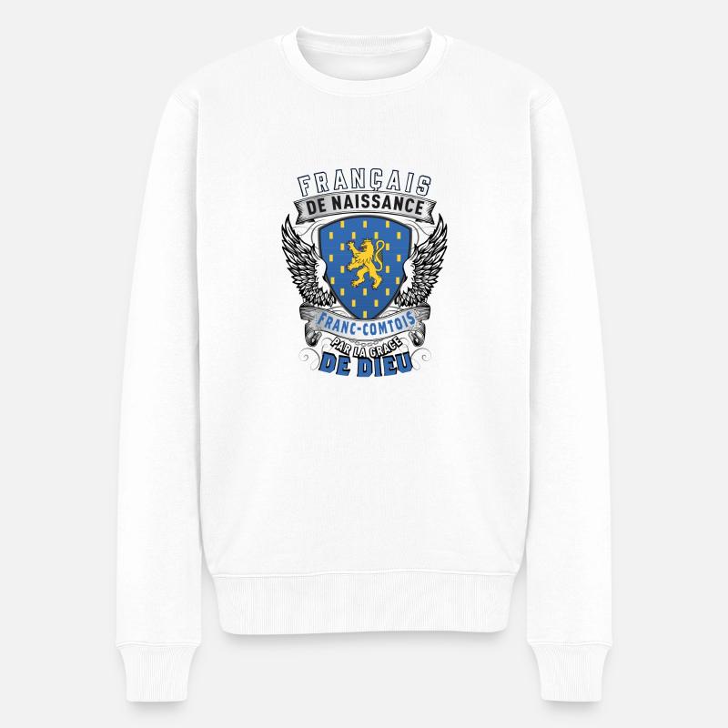 Franc-Comtois Grâce Dieu - Pull Premium bio Homme - blanc
