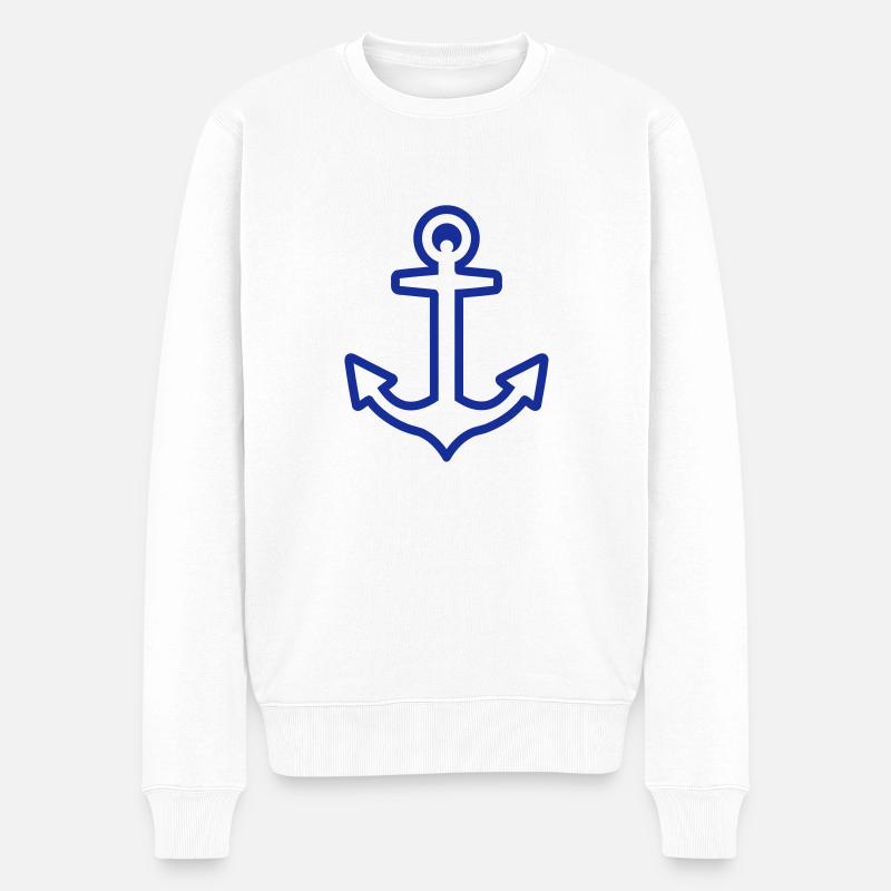 Ancre - Pull Premium bio Homme - blanc