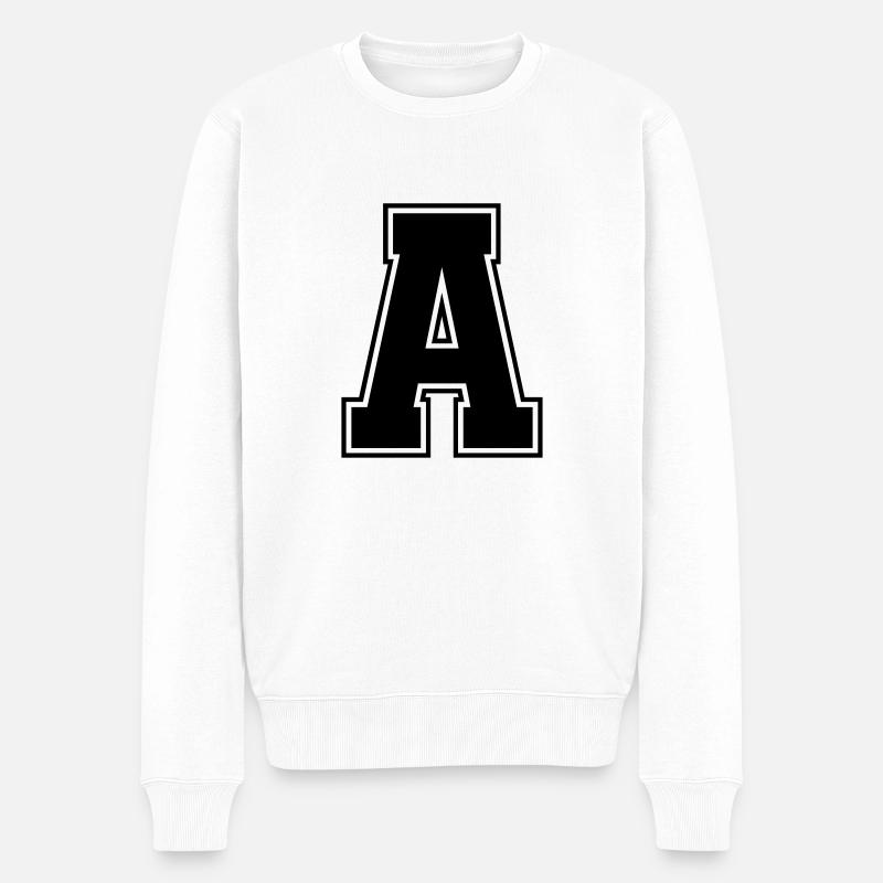 a_symbol - Pull Premium bio Homme - blanc