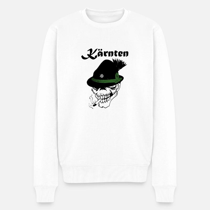 Kärnten - Männer Premium Bio Pullover - Weiß