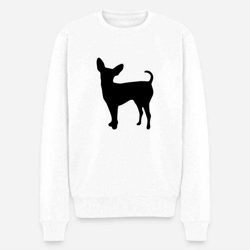 hochet de Prague - Pull Premium bio Homme - blanc