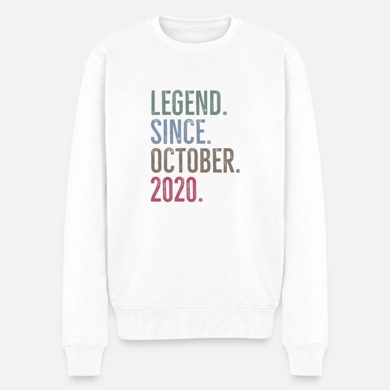 Légende depuis octobre 2020 - Pull Premium bio Homme - blanc