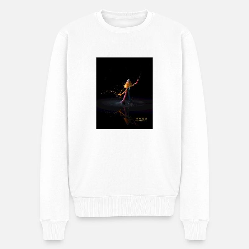 Goutte - Pull Premium bio Homme - blanc