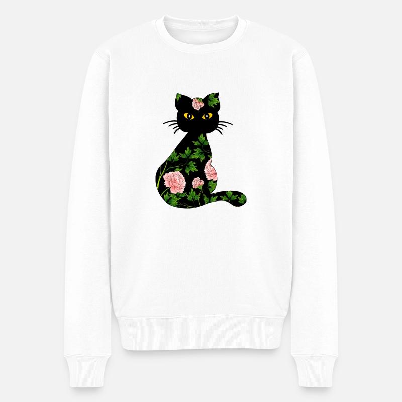 Chat - Pull Premium bio Homme - blanc
