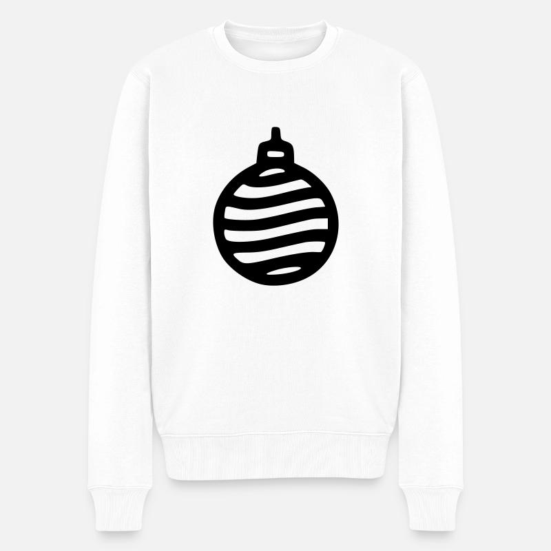 Boule de Noël - Pull Premium bio Homme - blanc