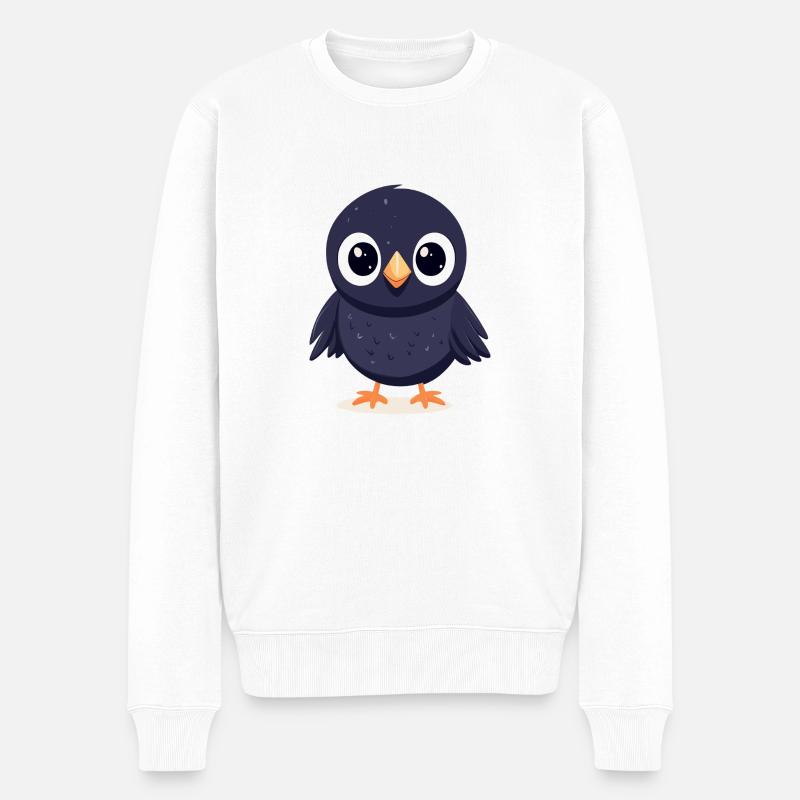 Petit corbeau - Pull Premium bio Homme - blanc