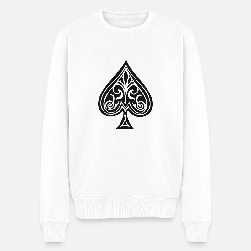 peak - Pull Premium bio Homme - blanc