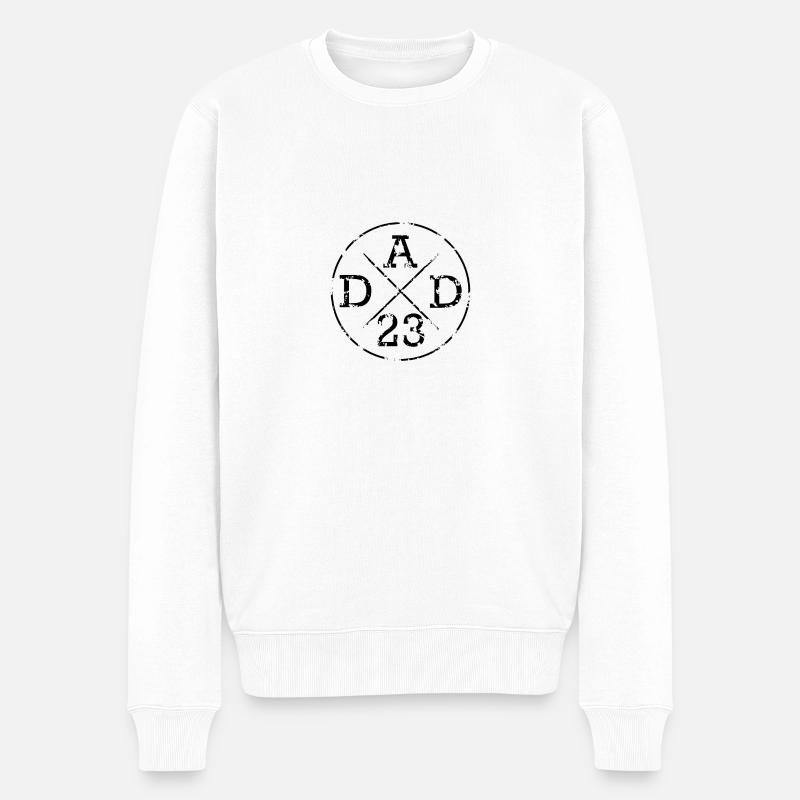 PAPA 23 - Pull Premium bio Homme - blanc