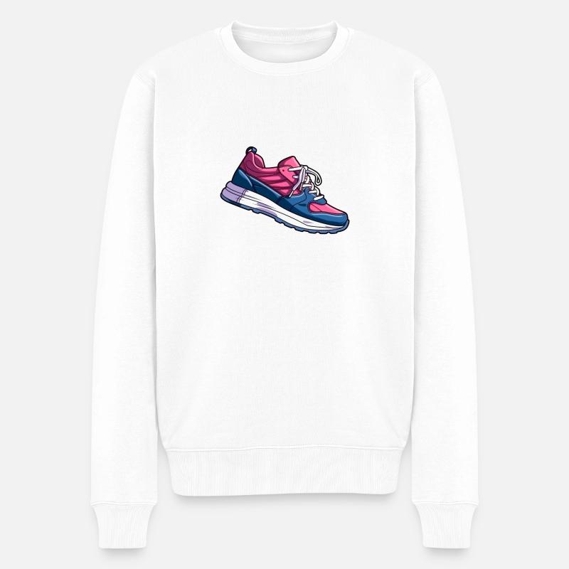 Bi Pride Schuhe - Männer Premium Bio Pullover - Weiß