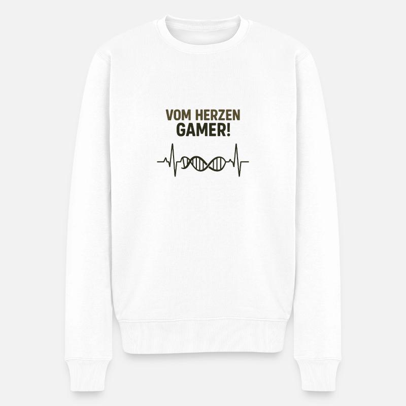 ADN du joueur - Pull Premium bio Homme - blanc