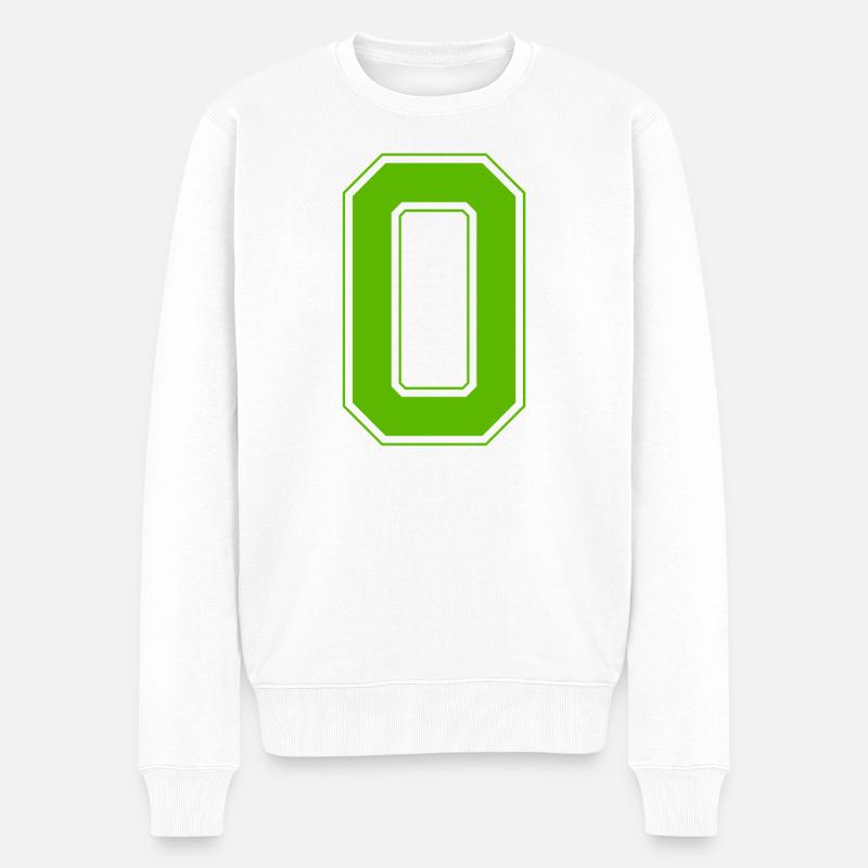 z0 - Männer Premium Bio Pullover - Weiß