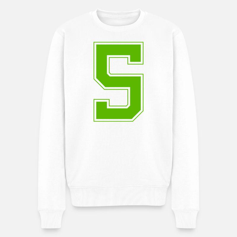 z5 - Männer Premium Bio Pullover - Weiß